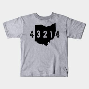 43214 Zip Code Clintonville Columbus Ohio Kids T-Shirt